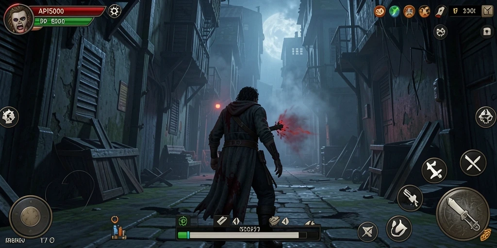 Tampilan gameplay seram di dalam game API5000.