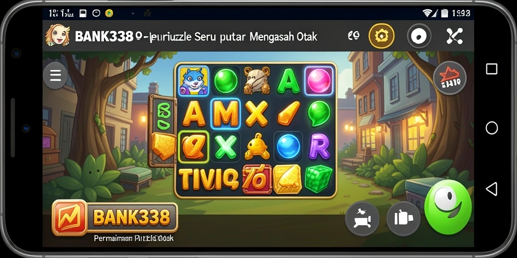 Tangkapan layar menunjukkan gameplay puzzle yang menarik dan menantang.