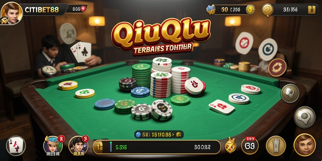 Tampilan menarik gameplay QiuQiu dalam CITIBET88.
