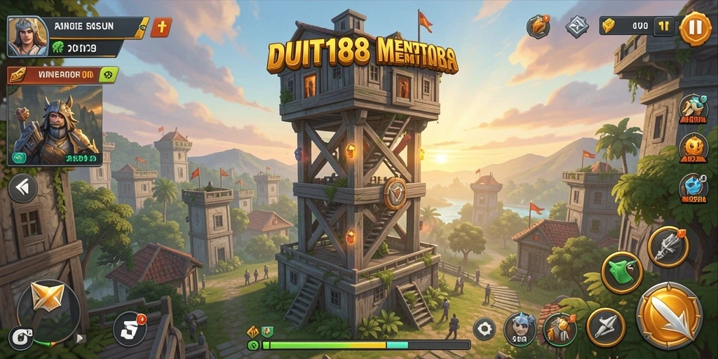 Gameplay seru dan strategi menara yang menantang di DUIT188.