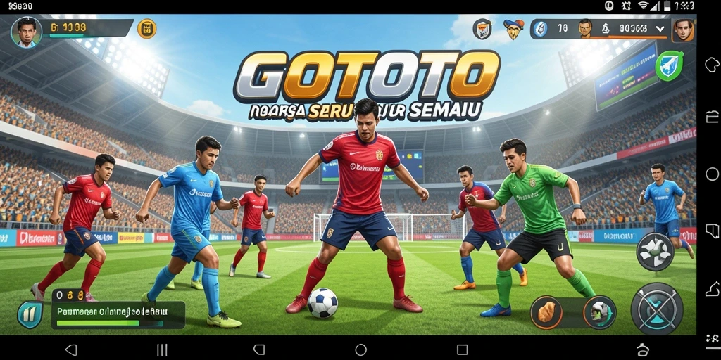 Tangkapan layar menampilkan gameplay seru dalam aplikasi olahraga GOTOTO.