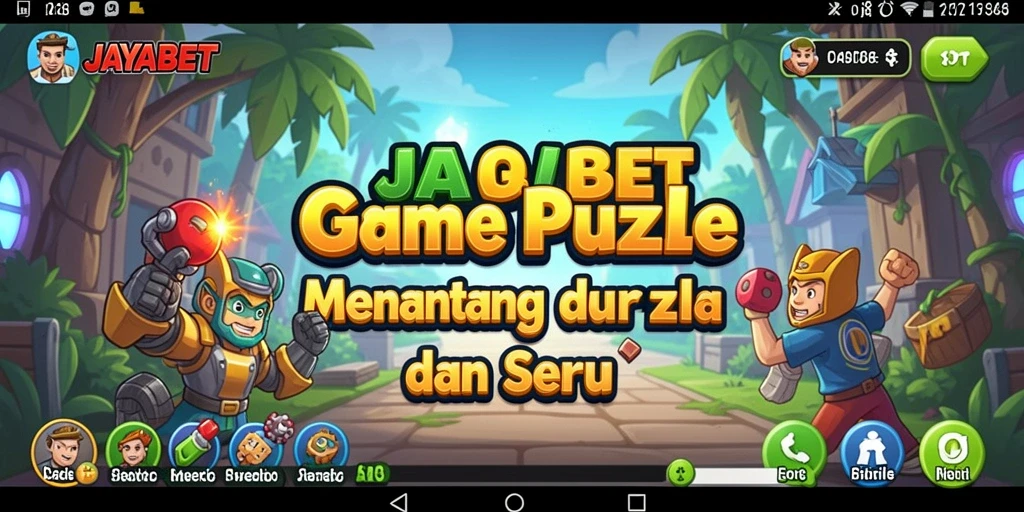 Tampilan gameplay JAYABET menampilkan berbagai macam puzzle menarik.