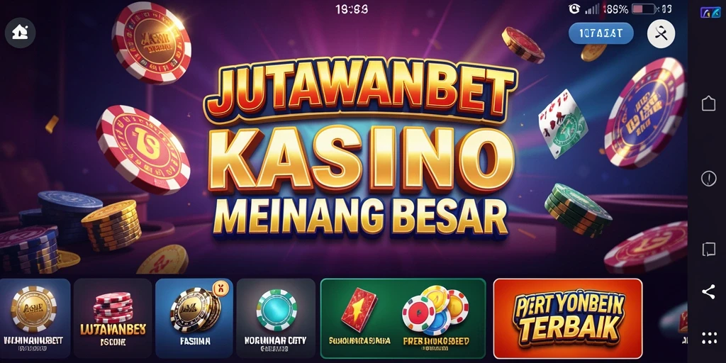 Tampilan menarik dari gameplay Kasino di JUTAWANBET.