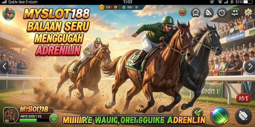 Tampilan menarik dari balapan MYSLOT188 yang penuh aksi.