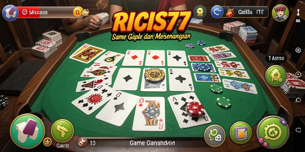 Tampilan gameplay RICIS77 yang menyenangkan dan interaktif.