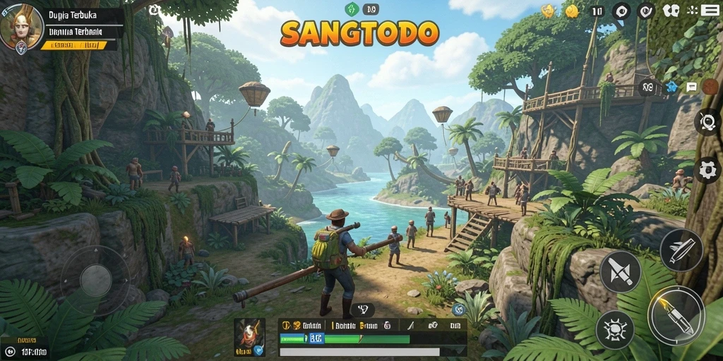 Menampilkan gameplay SANGTOTO yang mengasyikkan di dunia terbuka.
