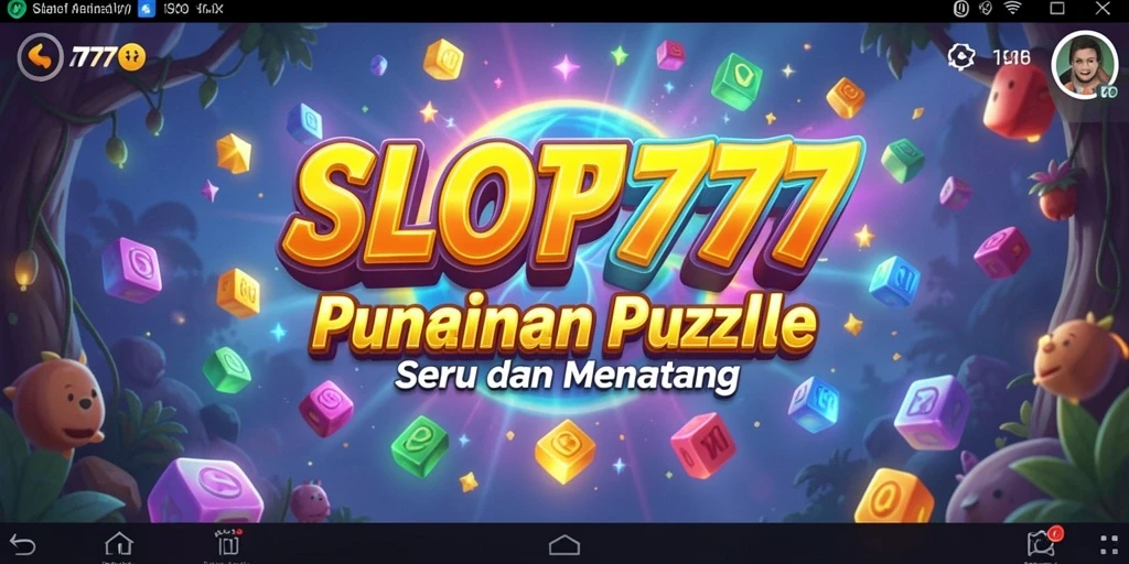 Tampilkan gameplay mendebarkan dari permainan puzzle SLOT777.